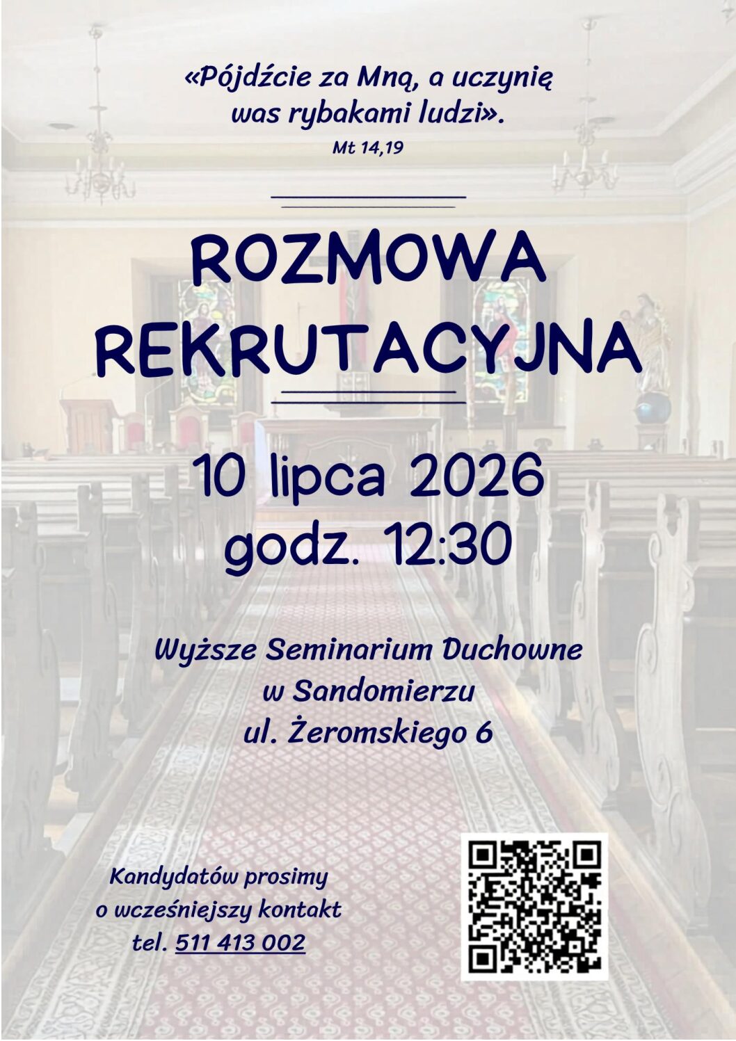 Seminarium w Sandomierzu – nabór